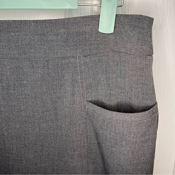 Apostrophe Essentials Pencil Mini Skirt Pockets Grey 8 - Picture 6 of 9